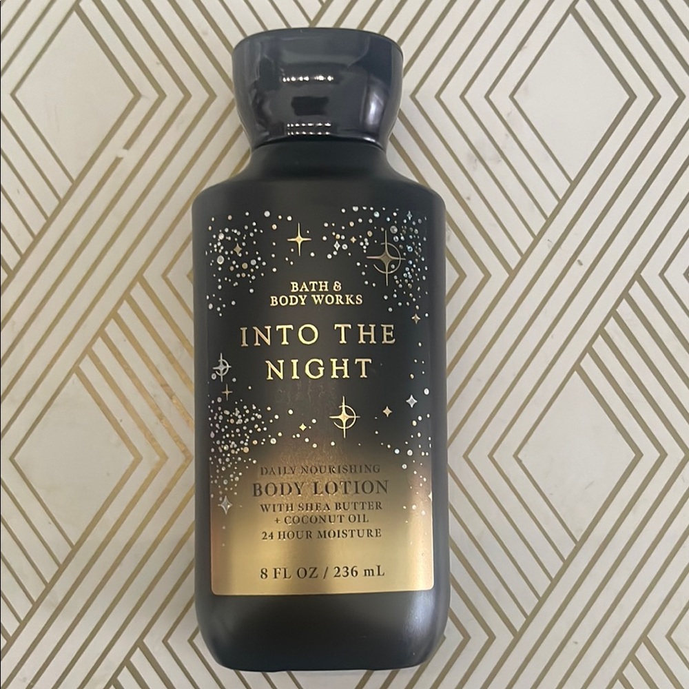 Bath & Body Works Into the Night Body Lotion - Black & Gold